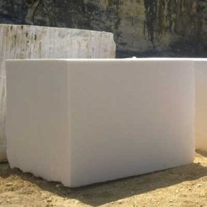 Pure White Marble Block